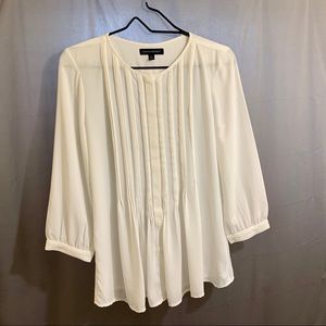 Banana Republic Semi Sheer Peasant Blouse